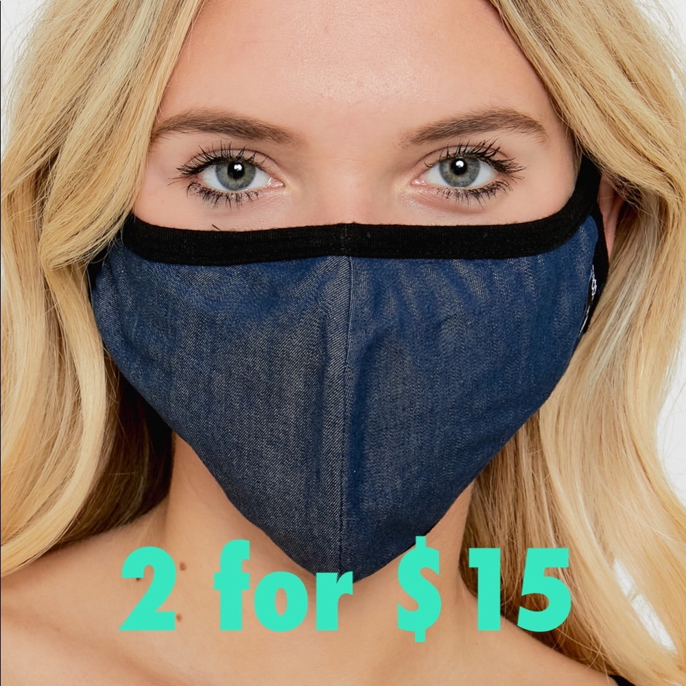 Face Masks/Made in USA/Dark Denim